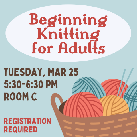 Beginning Knitting for Adults